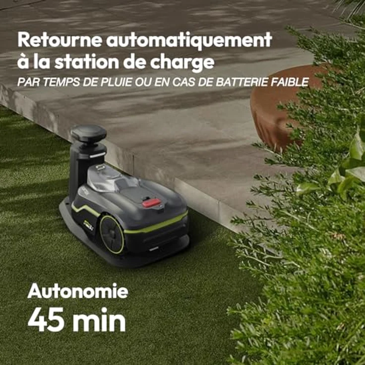 SUNTEK SRM3050 RTK+Vision+TOF Mähroboter, Kabellose Präzision mit App-Steuerung, Multizonen-Management, Hinderniserkennung für 500 m² – Bild 11