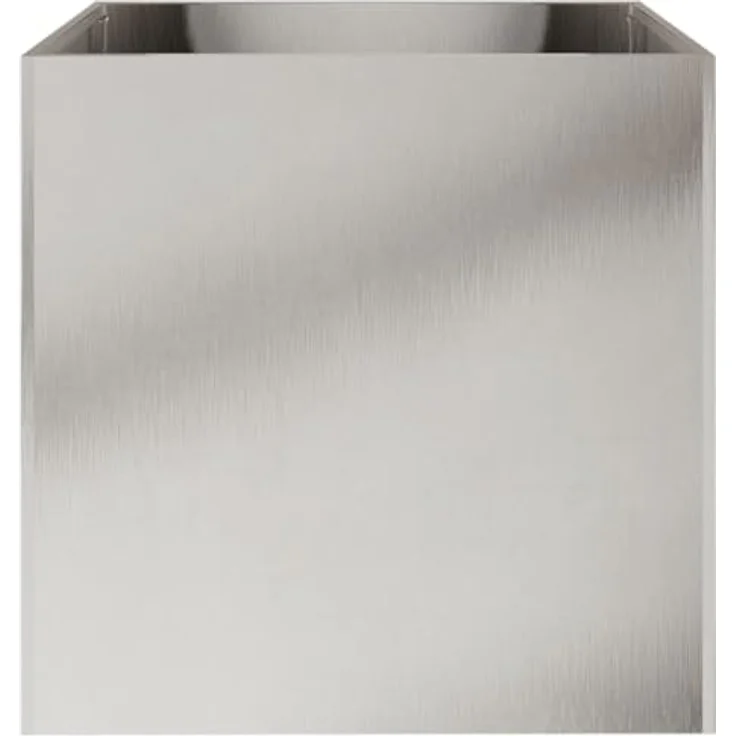 vidaXL Hochbeet Pflanzkübel Silbern 49x47x46 cm Edelstahl mit langlebigen Materialien und stabilem Rahmen – Bild 8