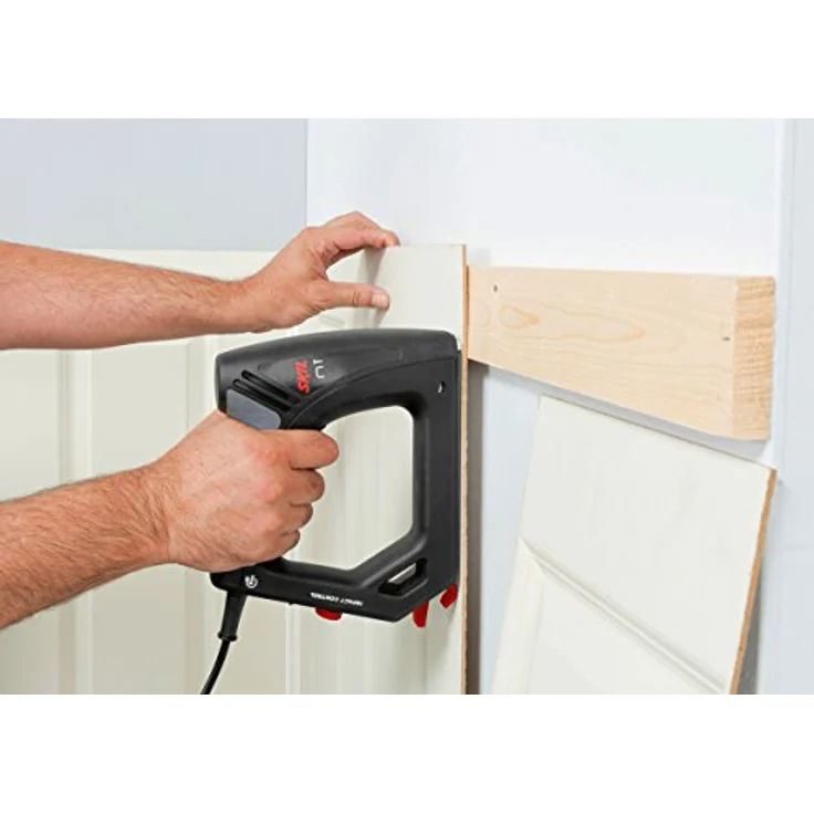 Skil Tacker 8200 AC (Elektrotacker, Elektronagler, für Nägel + Klammern bis 16 mm, Kabellänge 6 Meter, inkl. Kunststoffkoffer) 2610Z04064 – Bild 6