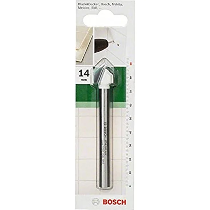 BOSCH Universalbohrer Fliesenbohrer, 14 x 90 mm für präzises Bohren in Fliesen – Bild 1