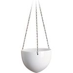 Scheurich Hanging Pot, Hängeampel aus Keramik, Farbe: Alaska, 18 cm Durchmesser, 14,8 cm hoch, 1,6 l Vol. - Preisvergleich