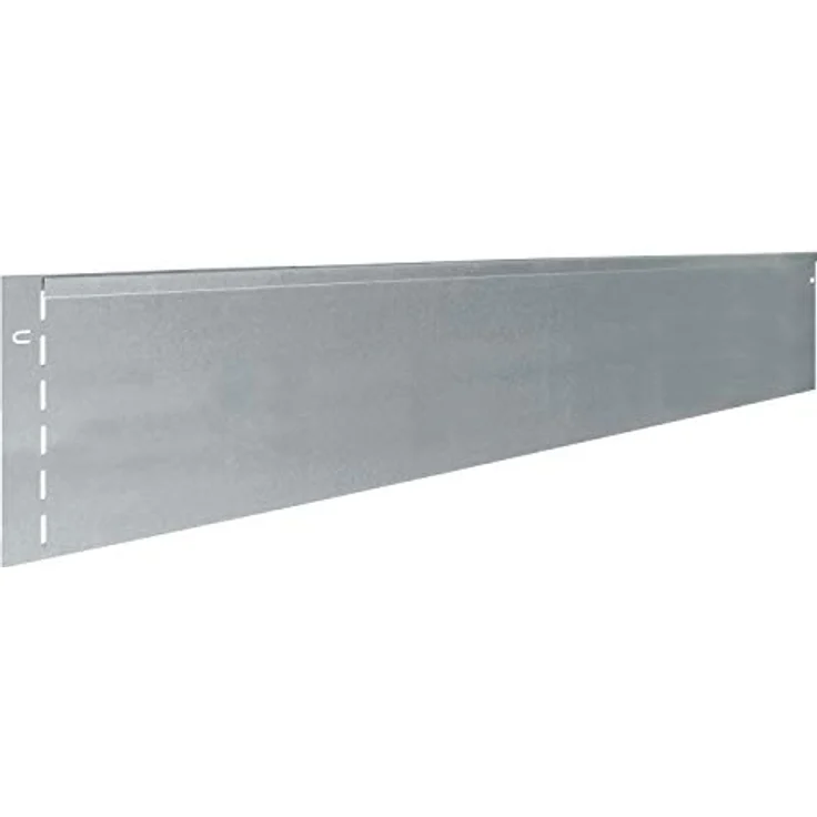 bellissa Rasenkante aus Metall - 7010 - Stahlblech feuerverzinkt, silberfarbig - 118 x 19,5 cm, Nutzlänge 5,75 m - Mit patentierter Verbindungstechnik – Bild 1