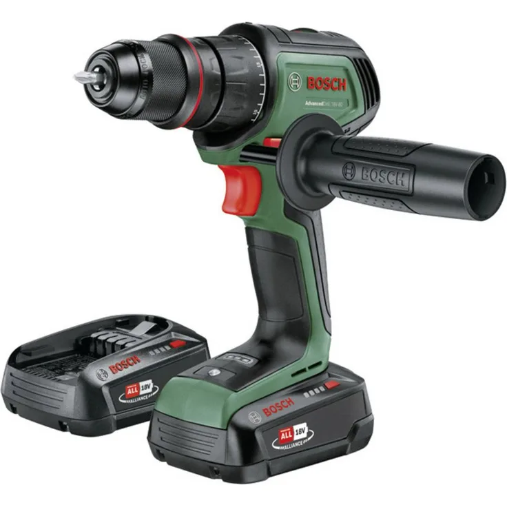 Bosch Home & Garden Akku-Bohrschrauber AdvancedDrill 18V-80 QuickSnap, 18.0 V, kraftvoll mit 78 Nm Drehmoment