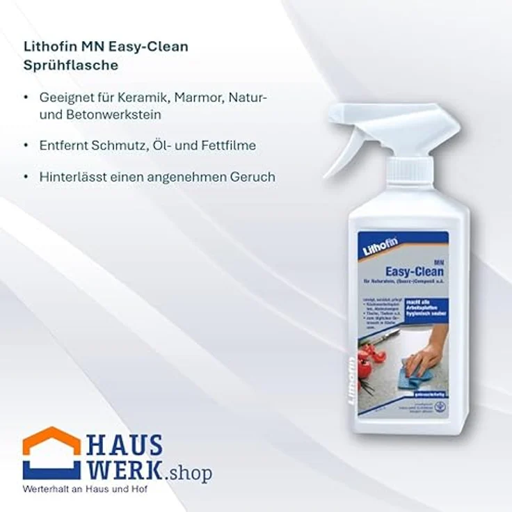 Lithofin MN Easy-Clean Nachfüllflasche Naturstein Composit Marmor 1 Liter – Bild 4
