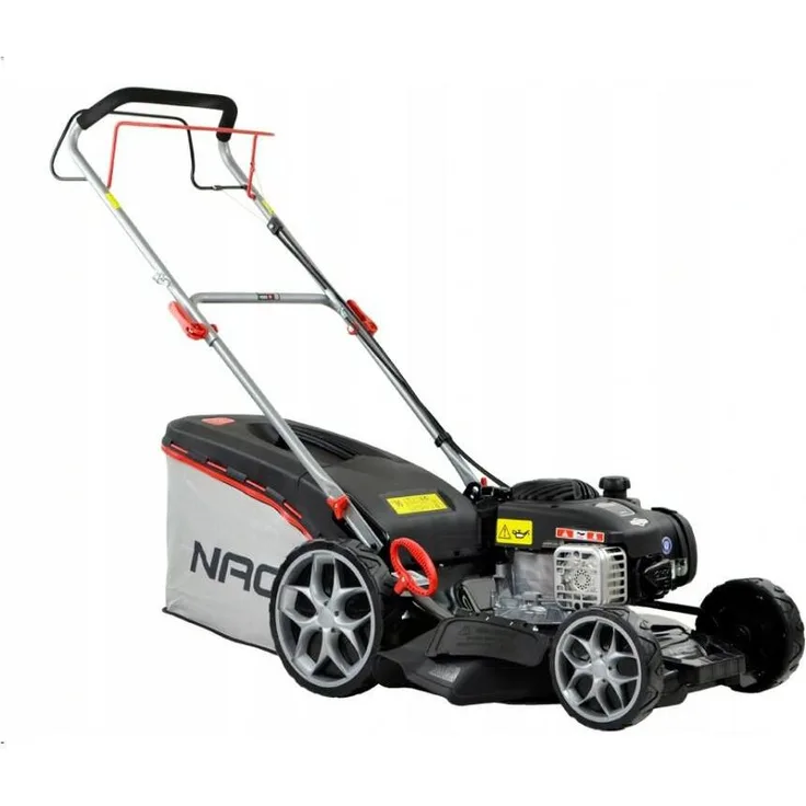 NAC Rasenmäher LS46-500E-HSS-JR, Benzin-Rasenmäher mit 140cc B&S Motor