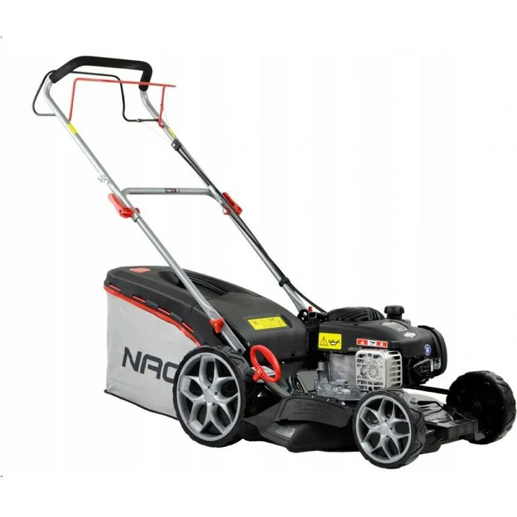 NAC Rasenmäher LS46-500E-HSS-JR, Benzin-Rasenmäher mit 140cc B&S Motor