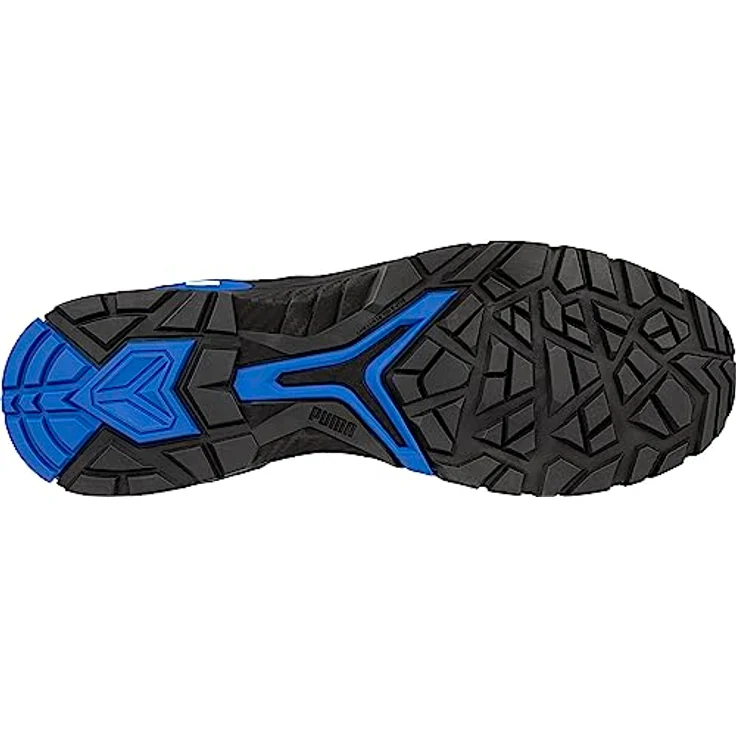 ELC Schnürstiefel 632250, S3, Gr. 44 Puma Arbeitsschuh - Sicherheitsschnürstiefel mit Aluminiumkappe, schwarz-blau – Bild 4