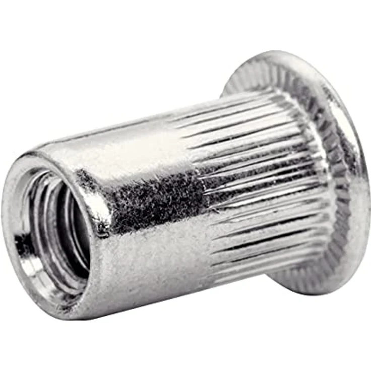 Rapid Nietmuttern M8, 0,5-3,5mm Klemmbereich, 20 Stk. Gewindenieten Stahl, Set Inkl Bohrer, für nietmutternzange – Bild 3