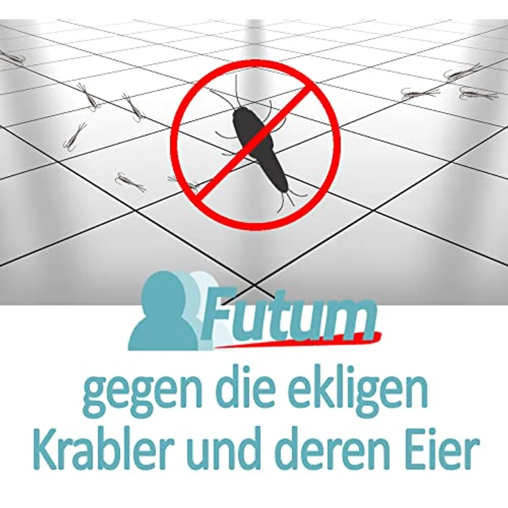 Futum Silberfisch-Spray, Hochwirksam Silberfische bekämpfen, Larven, Eier, Langzeitwirkung, Wasserbasis, 750ml – Bild 5