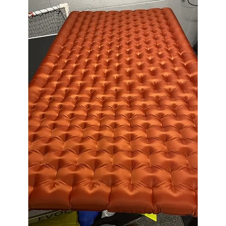 Big Agnes PRSLIDW24 Schlafunterlage, isolierte 3-Jahreszeiten-Luftkammer-Isomatte, orange, R-Wert 4,8, 1,08 kg – Bild 2