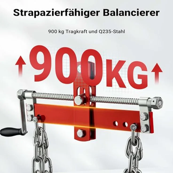 900kg Balancierer Positionierer Motorkran Werkstattkran Hebekran Traverse Kran Werkstatt – Bild 5