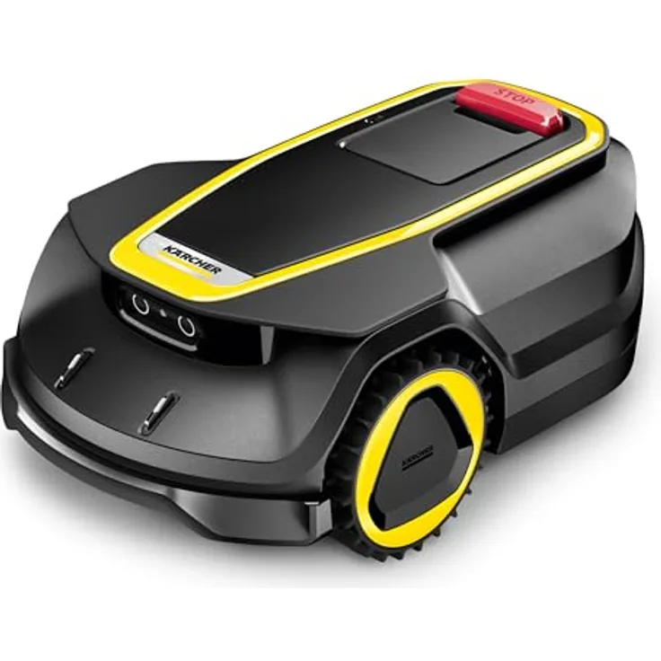Kärcher Mähroboter RCX 4, GPS-gesteuerter Automatikmäher für Rasenflächen bis 1.500 m² mit Allradantrieb und App-Steuerung