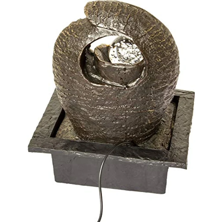Zimmerbrunnen BUDDHA mit LED-Beleuchtung Karana mit Kugel – Bild 9