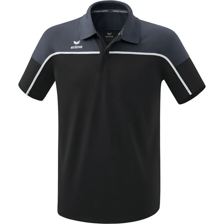 Erima Poloshirt CHANGE by erima Herren, Sportliches Funktionsmaterial, schnelltrocknend, schwarz
