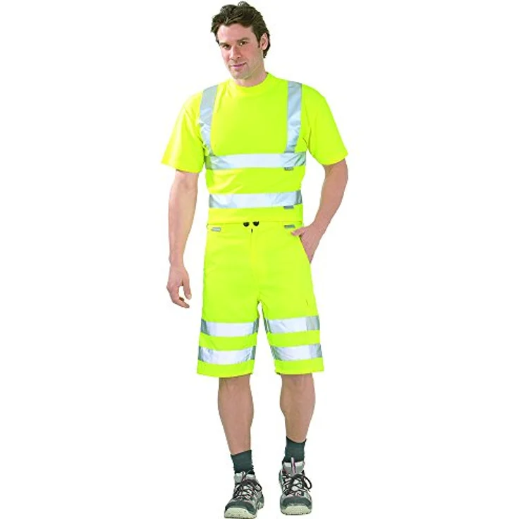 Warnschutz Shorts uni gelb Größe XL – Bild 5