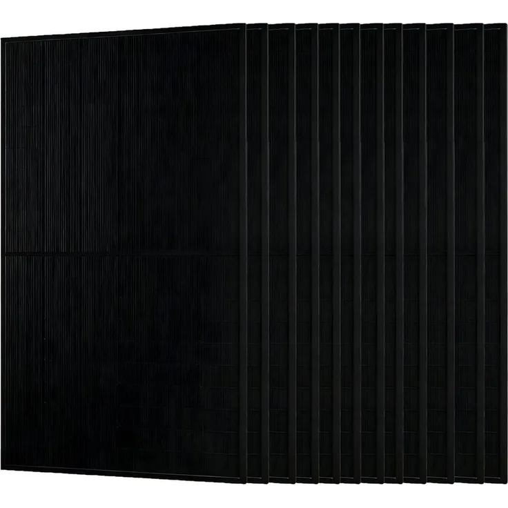 JA SOLAR JAM60D41 LB, 500W Bifaziales Glas-Glas Solarmodul, 22.6% Effizienz, Monokristallin, Schwarz, IP68, 120 Zellen