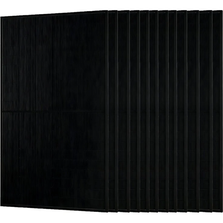 JA SOLAR JAM60D41 LB, 500W Bifaziales Glas-Glas Solarmodul, 22.6% Effizienz, Monokristallin, Schwarz, IP68, 120 Zellen