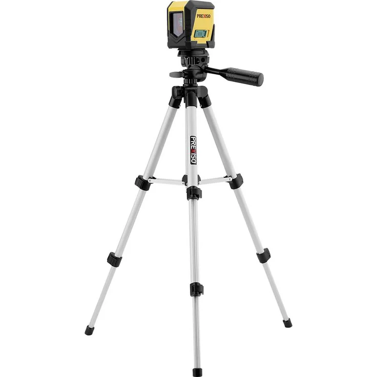 Prexiso PLC10UGT Laser-Entfernungsmesser mit Stativ, Messbereich bis 20 m, selbstnivellierend