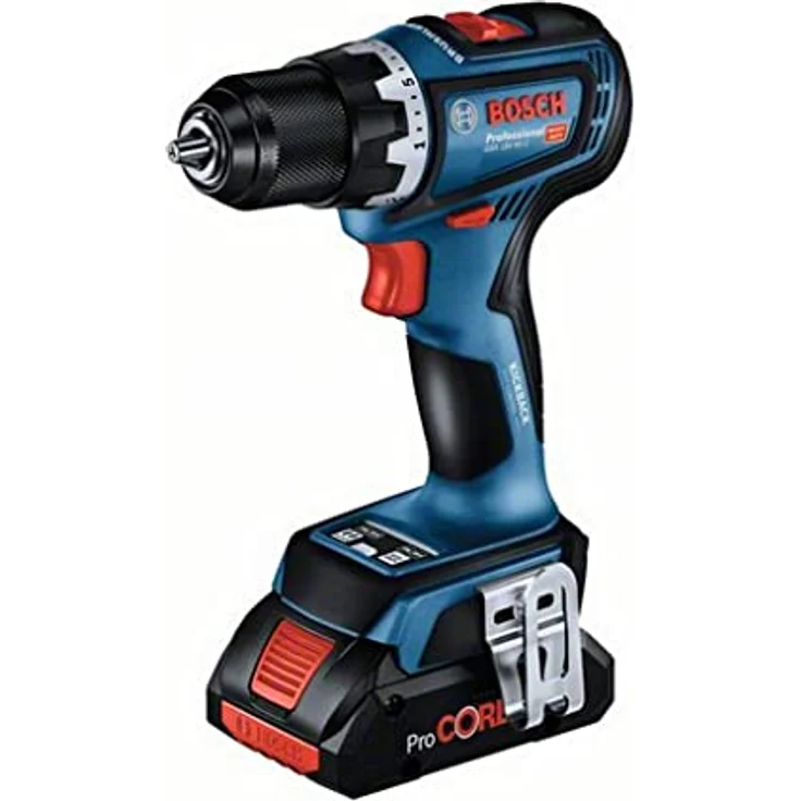 Bosch Professional 18V System Akku-Bohrschrauber GSR 18V-90 (inkl. 3x 4,0 Ah ProCORE Akku, GAL 18V-40 Ladegerät, in L-BOXX) – Bild 2
