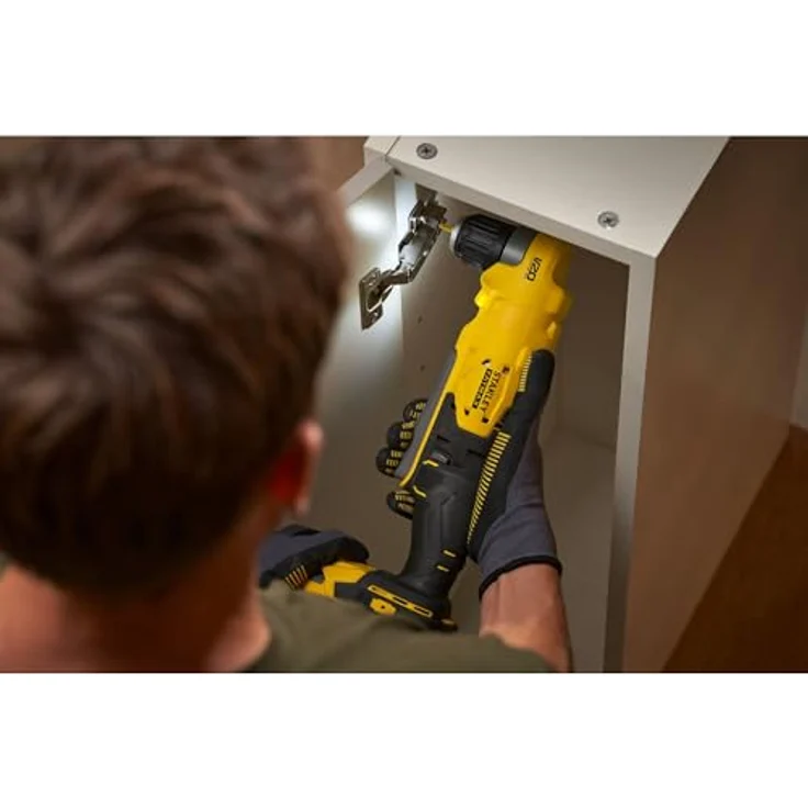 Stanley FatMax SFMCD750B, Winkelbohrmaschine mit 1950 min-1, 45 Nm Drehmoment, ergonomischem Design und LED-Licht – Bild 9