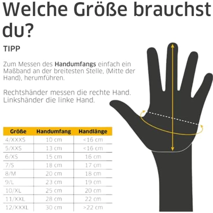 Gebol Uni Fit Comfort, 3 Paar Arbeitshandschuhe aus hochwertigem Leder, elastischer Bund & Klettverschluss, Sicherheitshandschuhe Gr. L/9, Weiß/Grau – Bild 5