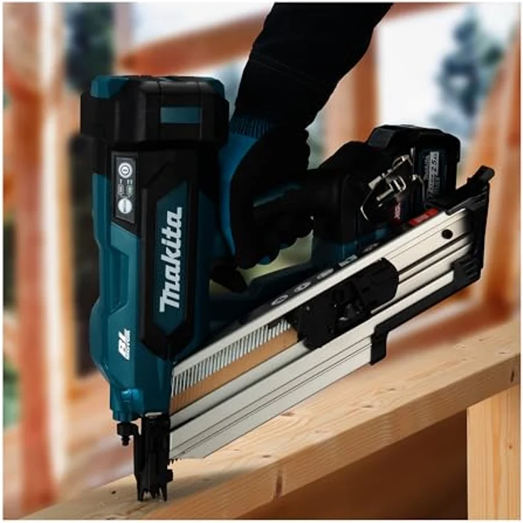 Makita 40V Akku-Streifennagler BN001GZ Solo, 50-90 mm Nagellängen, D-Kopf 30°-34°, XPT Schutztechnologie – Bild 6