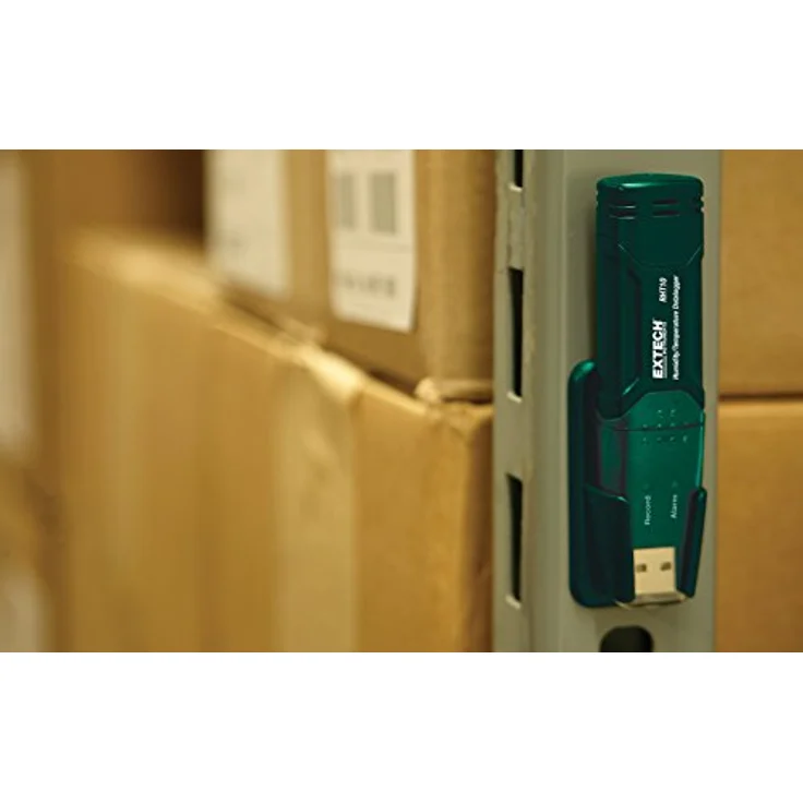 Extech Klimamesser Extech RHT10 Temperatur-Datenlogger, Luftfeuchte-Datenlogger, USB-Schnittstelle, Taupunktanzeige – Bild 2