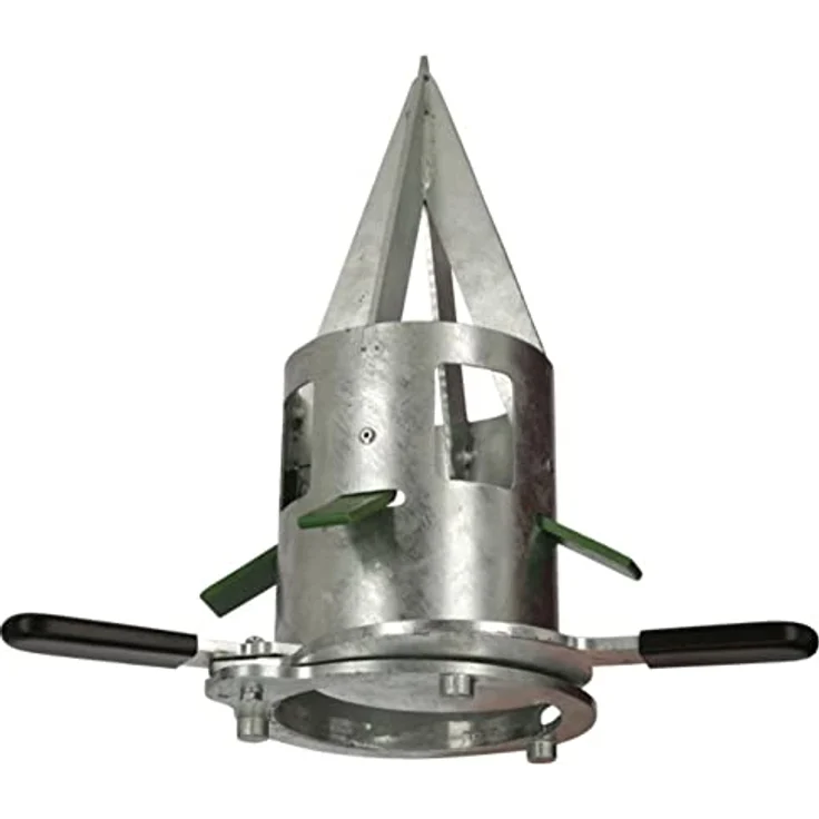 Kerbl 29428 BigBag Auslauf, kontrollierbares Entleeren, wiederverschließbar, verzinktes Metall – Bild 2