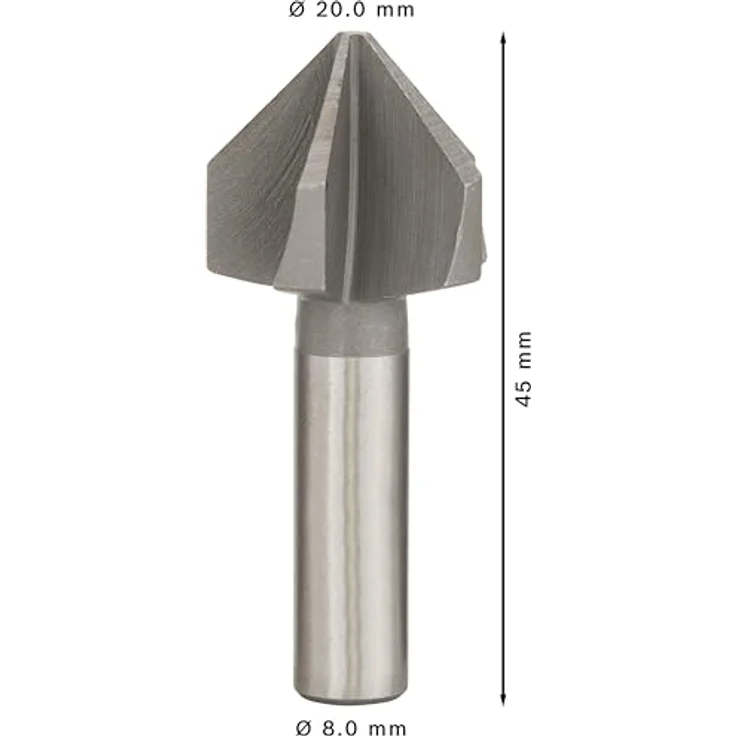 Bosch Professional Kegelsenker HSS (Ø 20 mm, 5 Schneiden) – Bild 4