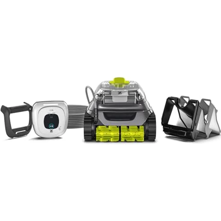 Zodiac CNX 2020, Poolroboter für Boden/Wand mit 15 m Kabel, automatische Reinigung, grau/grün – Bild 2