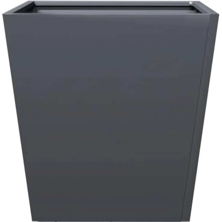 vidaXL Pflanzkübel Anthrazit 40x40x40 Stahl - Rostbeständig und strapazierfähig, viel Platz für Pflanzen – Bild 5