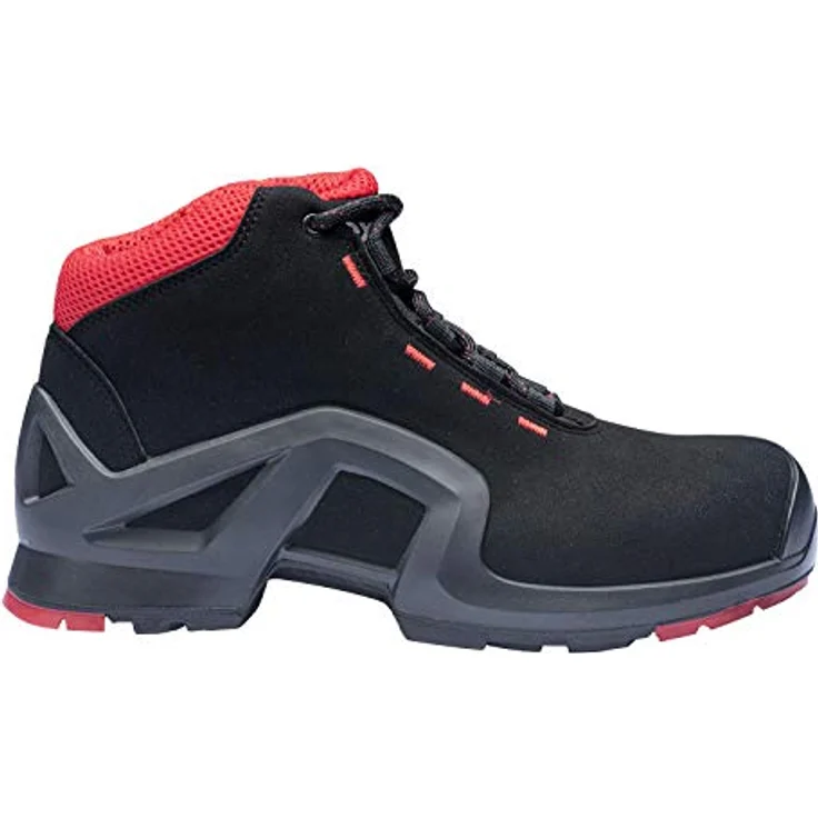 Uvex x-tended Sicherheits-Stiefel Gr. 42 W11 S3L ESD, metallfrei, schwarz/rot, atmungsaktiv, hohe Flexibilität, EN ISO 20345:2011 S1 SRC – Bild 4