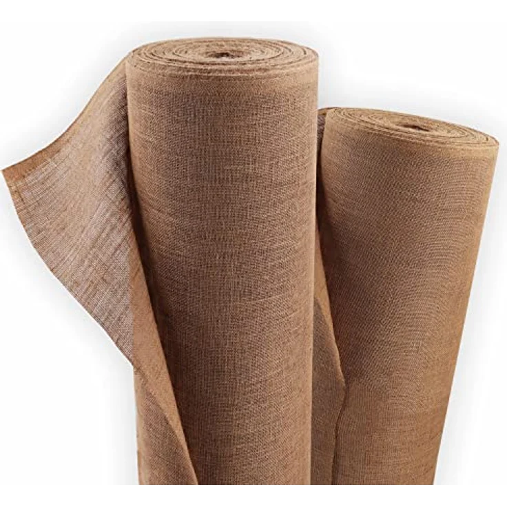 Aquagart Jutegewebe 10m x 1m, 305g/m² Jutematte für Pflanzenschutz, witterungsbeständig und reißfest – Bild 1
