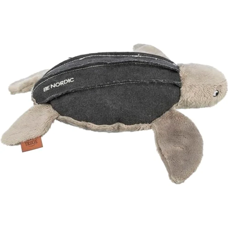 TRIXIE Be Nordic Plüschtiere für Hunde Schildkröte Hauke – maritimes Kuscheltier für Hunde zum Spielen und Kuscheln – robust & langlebig - 36062 – Bild 2