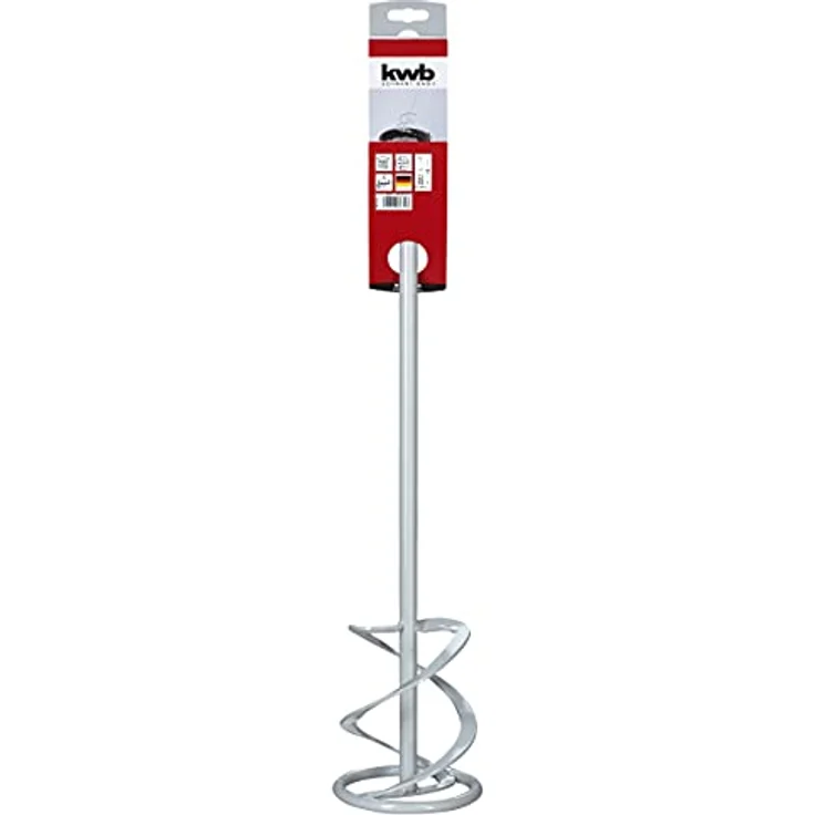 kwb Beton- und Mörtel-Rührer M14 für Bohrmaschine, Farb-Mischer mit Größe 120 x 590 mm, Rührstab geeignet für Gebinde von 10 ? 15 Liter, mind. 700 Watt, Made in Germany – Bild 2