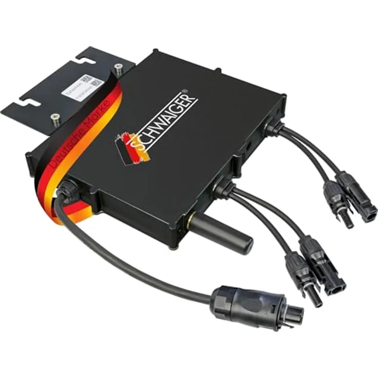 Schwaiger NEP 800 W, Wechselrichter für Photovoltaik mit kostenloser App für Android und iOS