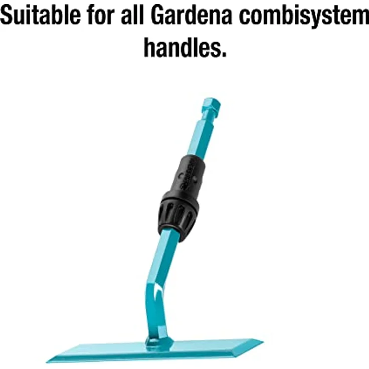 GARDENA combisystem-Schuffel GARDEX: Gartenzubehör für Bodenarbeiten wie das Jäten von Beeten und Wegen, Arbeitsbreite 14 cm, für combisystem-Stiele, empfohlene Stiellänge 150 cm (3187-20) – Bild 5