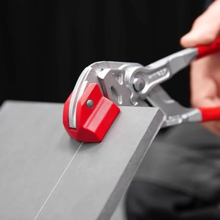 KNIPEX 91 13 250 Fliesenbrechzange mit Kunststoff überzogen verchromt 250 mm – Bild 2