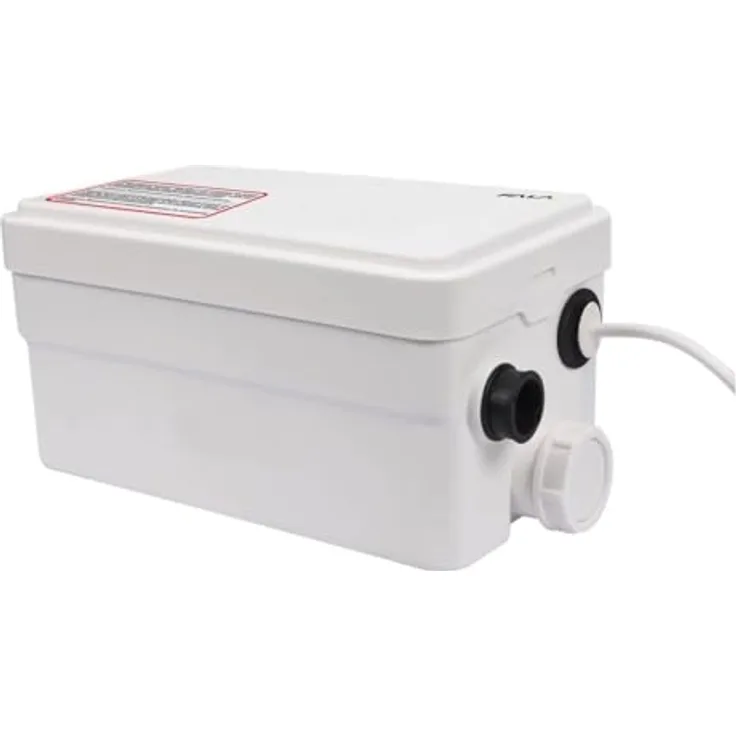 Toya Schmutzwasserpumpe, leistungsstarke Abwasserpumpe mit 250 W Motor, vollautomatischer Betrieb, kompakt für Badewannen und Waschbecken, IPX7