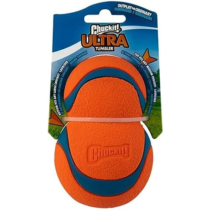 Chuckit! Ultra Tumbler Gummiball für Land & Wasserwerfer mit hoher Sprungkraft – Bild 1