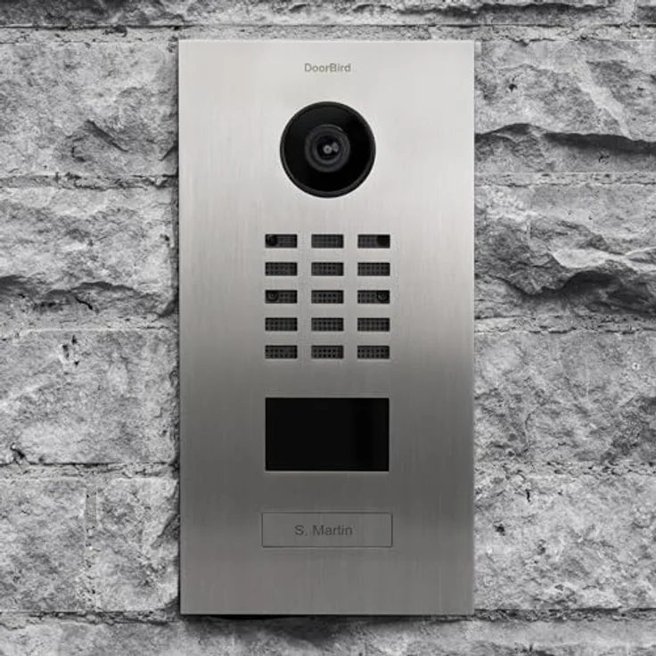 DoorBird D2101V IP-Video-Türsprechanlage LAN Außeneinheit Edelstahl V2A (gebürstet) – Bild 5