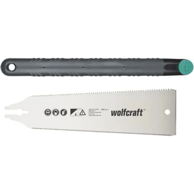 wolfcraft Japansäge 6951000 beidseitig verzahnte Ryoba Handsäge ideal für die Bearbeitung von Holz und Kunststoff 240mm Sägeblatt – Bild 2