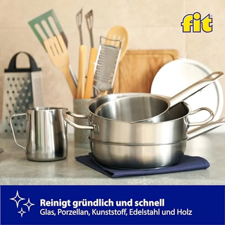 FIT Spülmittel Pink Grapefruit 500ml - Hohe Spülkraft, hautverträglich und sparsam – Bild 5