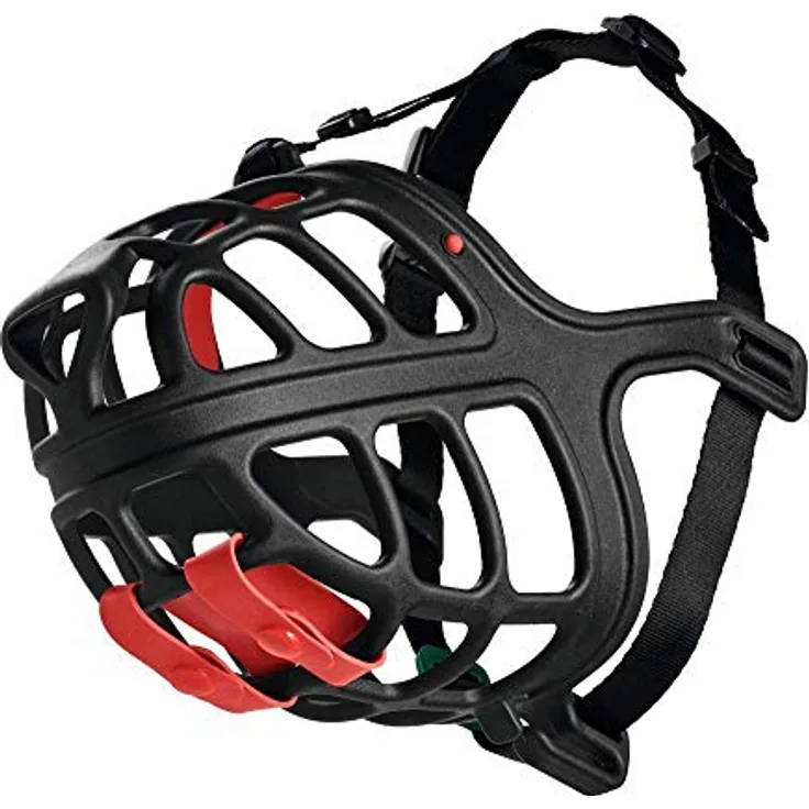 HUNTER ALBURY Hundemaulkorb, mit herausnehmbarem Giftköderschutz, 1, schwarz