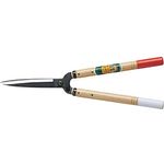 Okatsune Bypass Heckenschere 217, leichtgewichtig, ideal für Formschnitt, 535 mm, Schwarz, Weiß, Rot