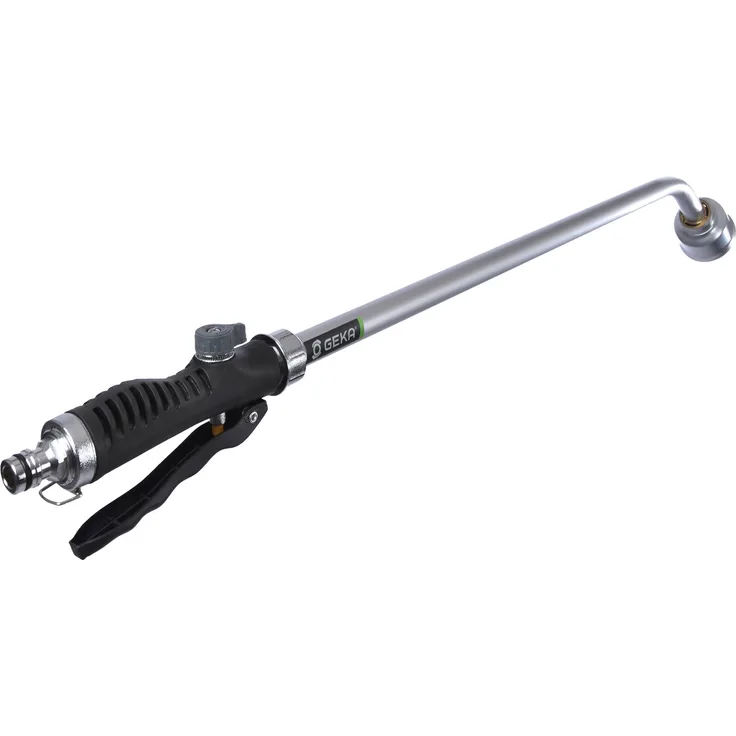 Geka Gießgerät Easy Rain 60 cm, Hebelventil mit ergonomischem Griff, Silber-Schwarz
