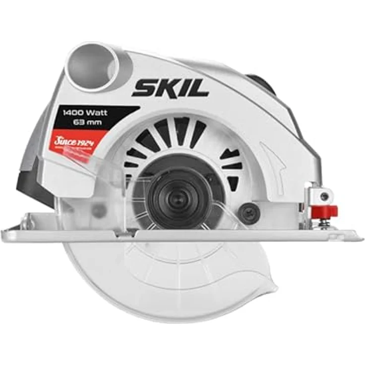 SKIL 1054 AA Kreissäge mit 1400 Watt (Sägekapazität von 63 mm, ergonomischem Griff, abgedichteten Kugellagern, Kreissäge) in Grün – Bild 4