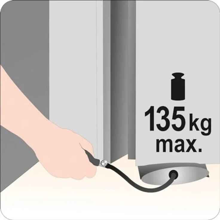 Yato Montagekissen YT-67380, Aufblasbares Kissen mit 135 kg Tragfähigkeit, 150 x 160 mm, Hubhöhe 50 mm – Bild 3