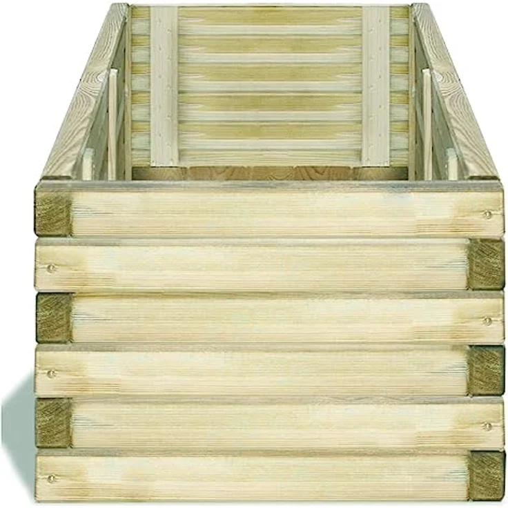 vidaXL Hochbeet 120x40x30 cm Holz Rechteckig – Bild 3