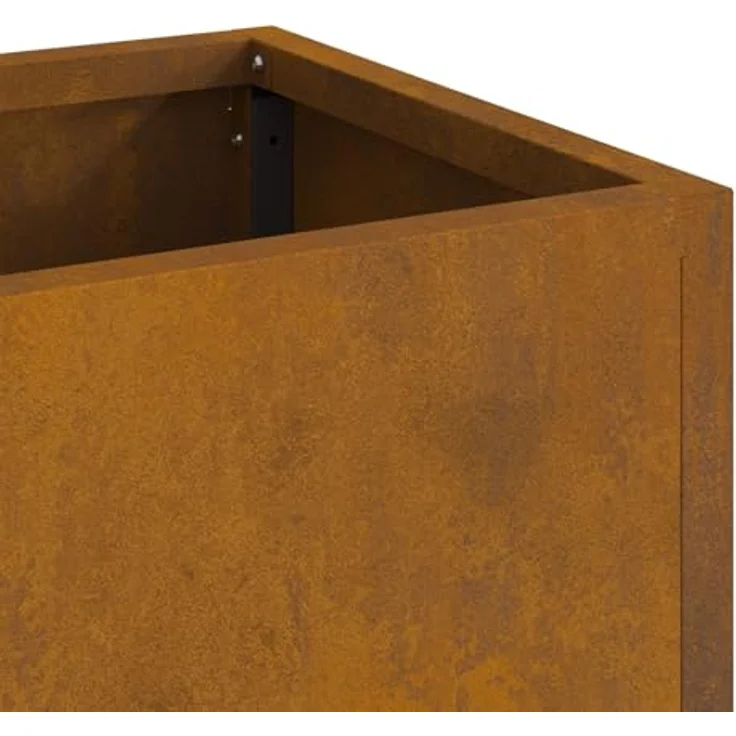 vidaXL Hochbeet aus Cortenstahl, rechteckig 60x26x45 cm, braun, wetterfest, für Innen- und Außenbereiche – Bild 9